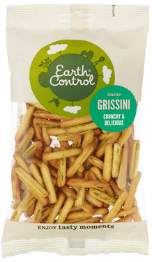 Earth Control Grissini med Hvitløk 80g
