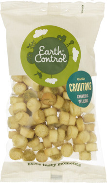 Earth Control Krutonger med Hvitløk 80g