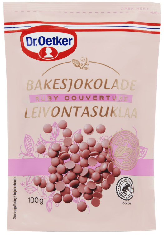 Bakesjokolade Ruby 100g Dr.Oetker