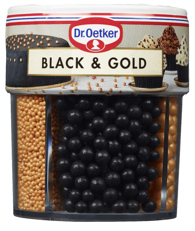 Strøssel Black&Gold 78g Dr.Oetker