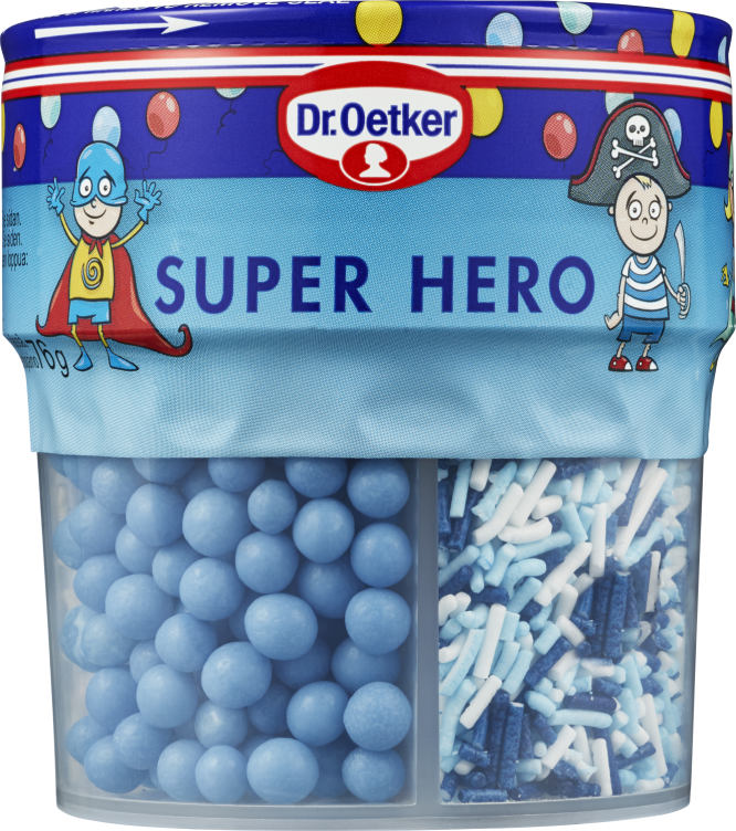 Strøssel Super Hero 76g Dr.Oetker