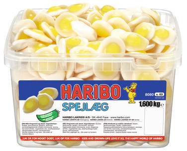 Speilegg Løsvekt Haribo