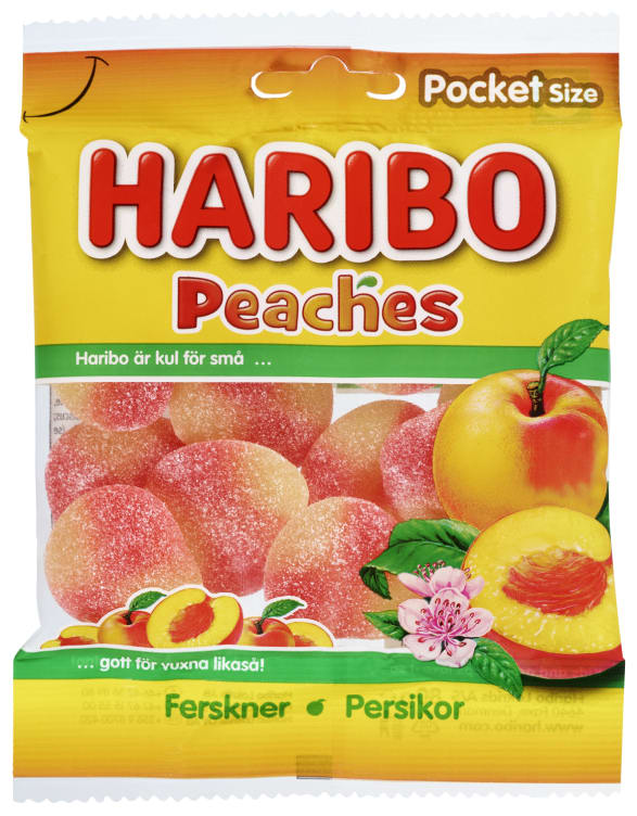 Peaches 80g Haribo