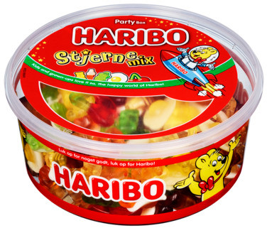 Stjerne Mix 1000g Rd Haribo