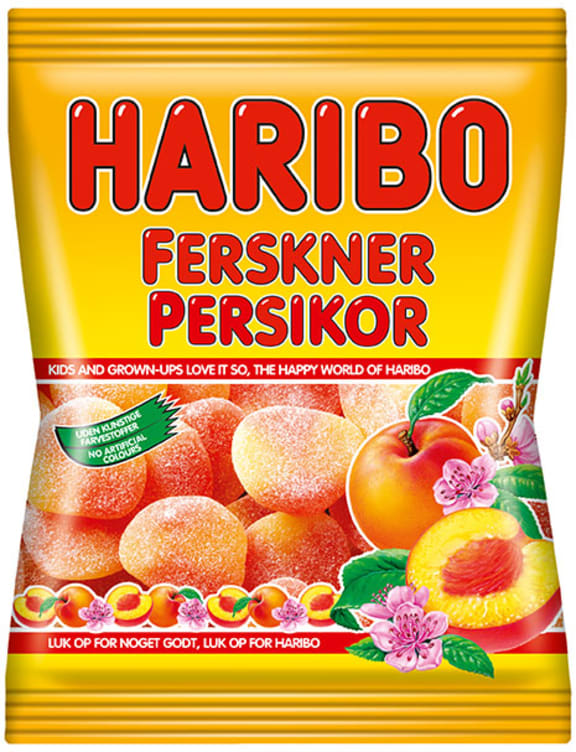 Fersken 57g Haribo