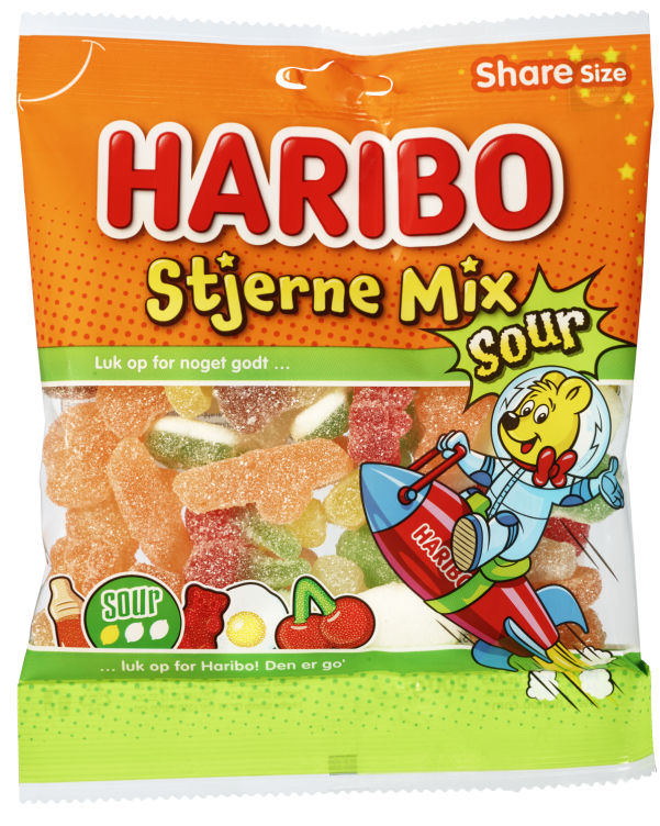 Stjerne Mix Sour 200g Haribo