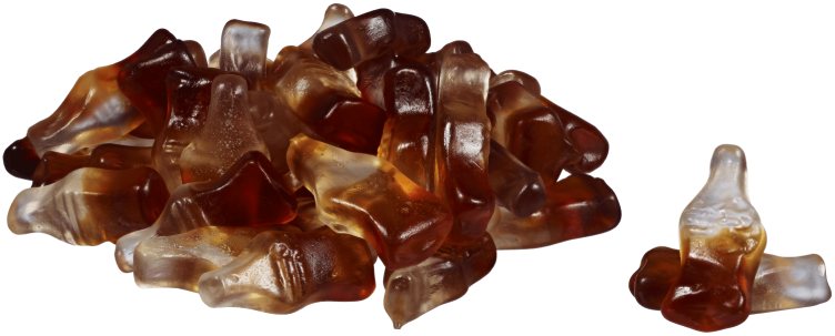 Happy Colaflasker 4kg løsvekt Snop