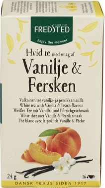 Fredsted Te Vanilje & Fersken 16x1,5g
