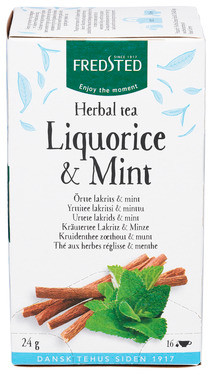 Fredsted Te lakrids & mint 16x1,5g