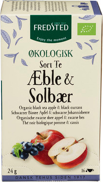 Fredsted Te æble & solbær 16x1,5g
