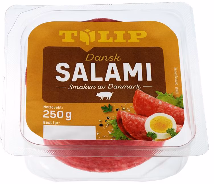 Dansk Salami Skivet 250 g