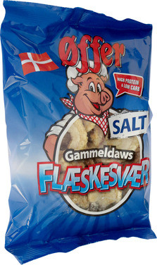 Flæskesvor Salt 75g Øffer