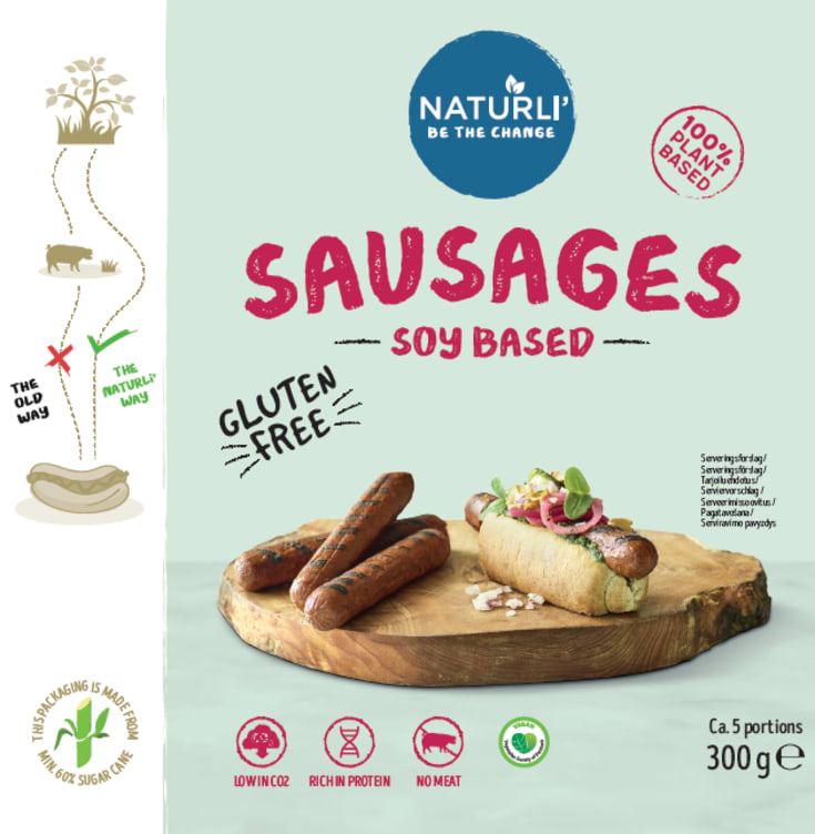 Sausages 300g Naturli'