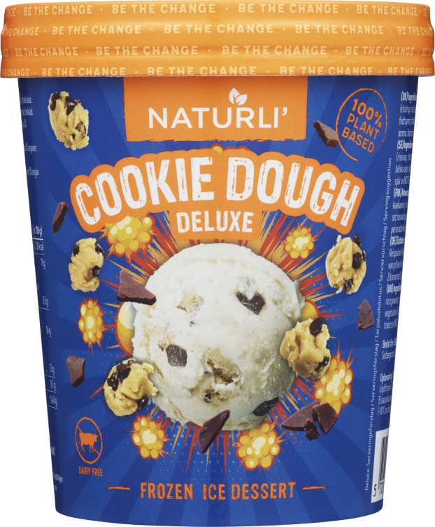 Naturli' Iskrem Cookie Dough&Karamell 480ml