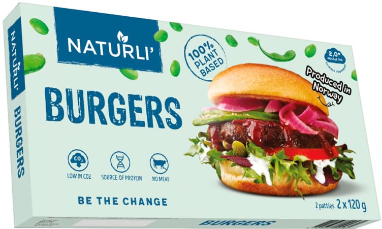 Burgers 2x120g Naturli'