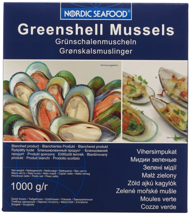 Greenskjell Kokt 1kg Øfas