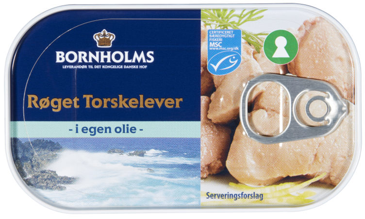 Torskelever i Egen Olje 120g Bornholms