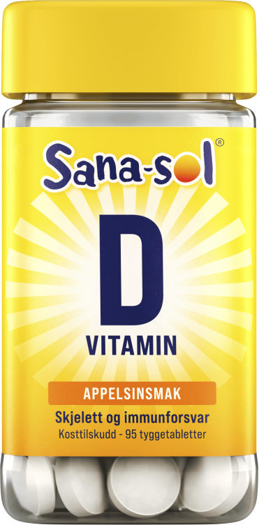 D-Vitamin Appelsin 95stk Sana-Sol