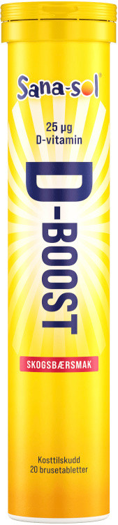 D-Boost Skogsbærsmak 20stk Sana-Sol