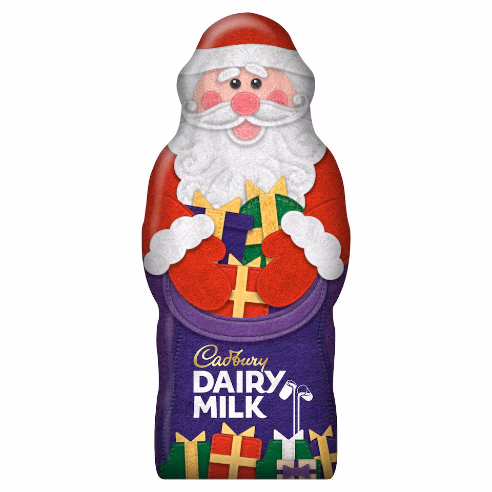 Cadbury Dairy Milk Chocolate Xmas Santa Hollow 100g