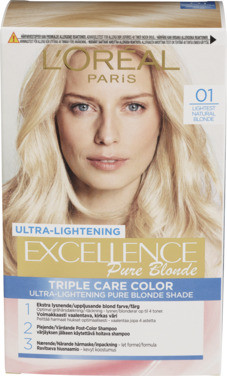 Loreal Paris Excellence Creme Lightest Natural Blonde 01