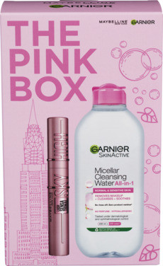 Maybelline Sky High Mascara + Garnier Micellar Water Julegave
