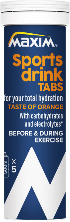 Maxim Brusetablett Total Hydration Orange 100g