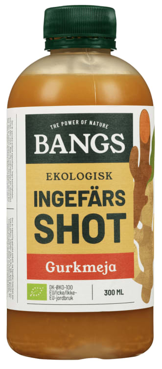 Ingefærshot Appelsin/Gurgemeie 300ml Bangs