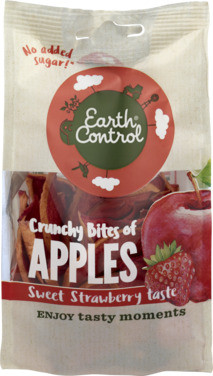 Earth Control Apple Bites W Strawberry Tast