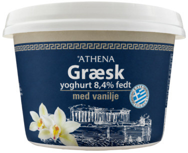 Gresk Yoghurt Vanilje 8,4% 500g