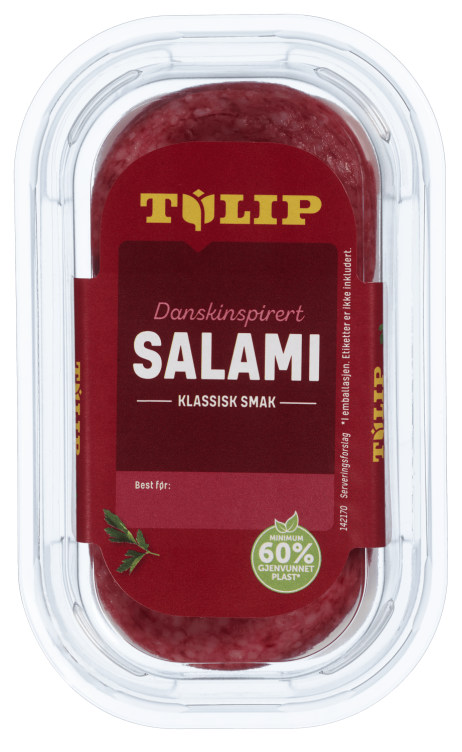 Salami Dansk skivet 125g Tulip