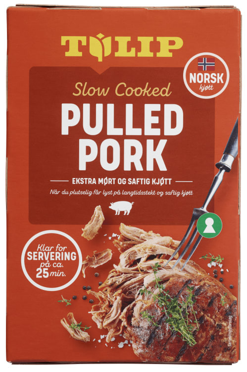 Pulled Pork Langtidskokt 500g Tulip