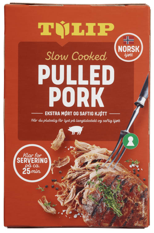 Pulled Pork Langtidskokt 500g Tulip