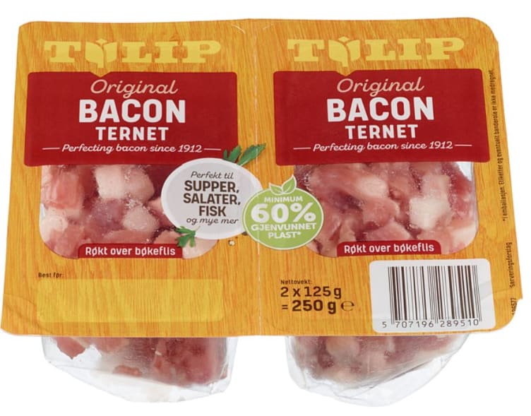 Tulip Ternet Bacon Røkt På Bøkeflis 2x125g