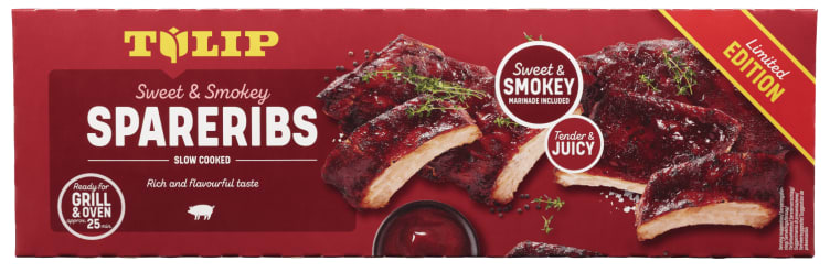 Spareribs Sweet&Smokey 500g Tulip