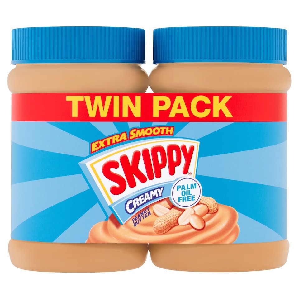 SKIPPY Creamy Extra Smooth Peanut Butter 2x454g