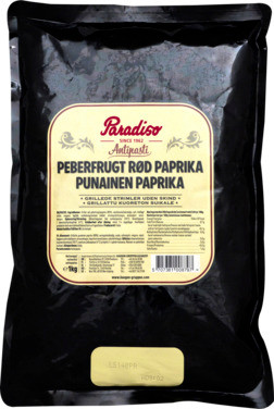 Paradiso Grillet Rød Paprika Skivet 6x1kg