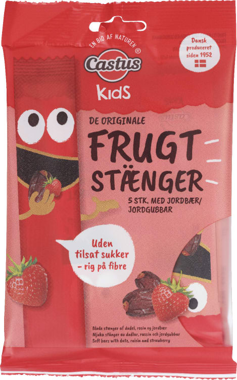 Fruktstang Jordbær 100g Castus