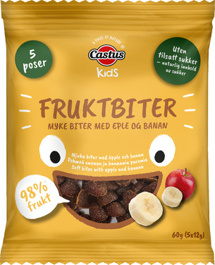 Castus Fruktbiter Banan 5pk 60g