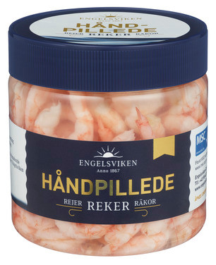 Håndpillede Reker 200g i Lake