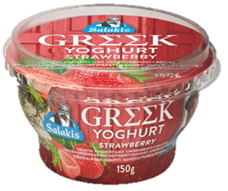 Yoghurt Gresk Jordbær 150g Salakis