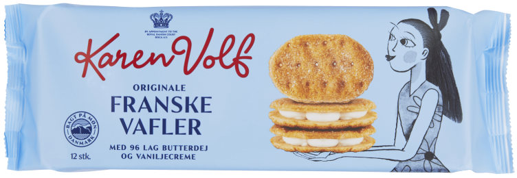 Franske Vafler 160g Karen Volf