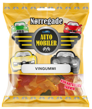 Nørregade Automobiler Vingummimix 70g
