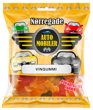Nørregade Automobiler Vingummimix 70g