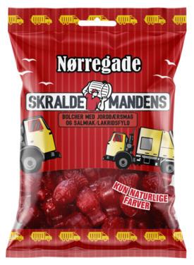 Nørregade Skraldemandens Røde Bolcher 70g