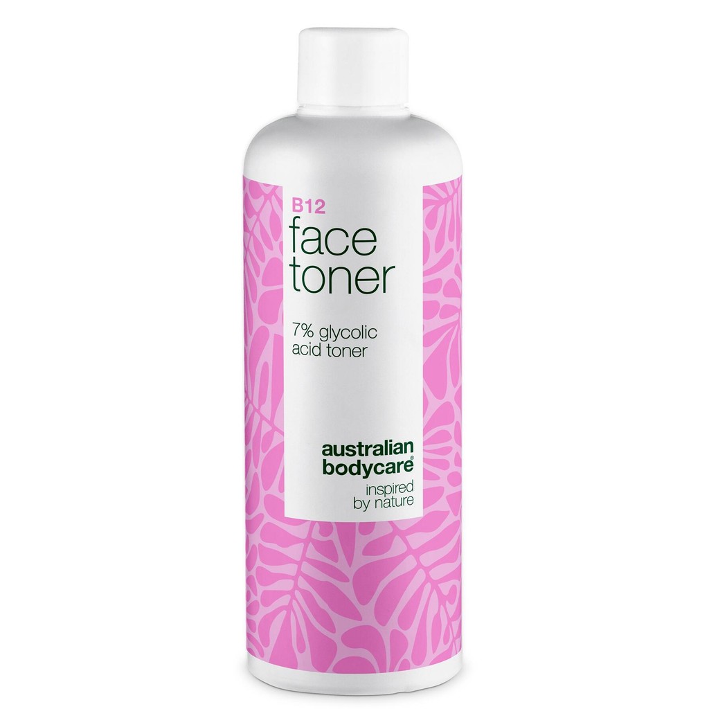 Australian Bodycare Vitamin B12 Exfoliating Toner With 7% Glycolic Acid – Boosts Natural Glow And Smooths Skin Texture 250 ml