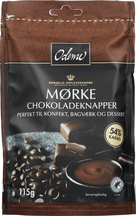 Sjokoladeknapper Mørke 115 Odense