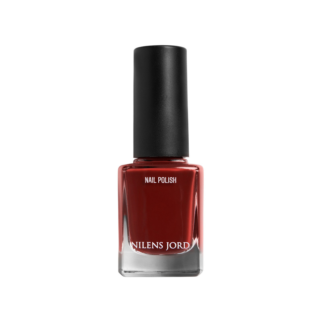 Nilens Jord Nail Polish Maroon Red