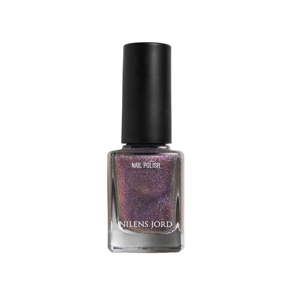 Nilens Jord Nail Polish Purple Glitter