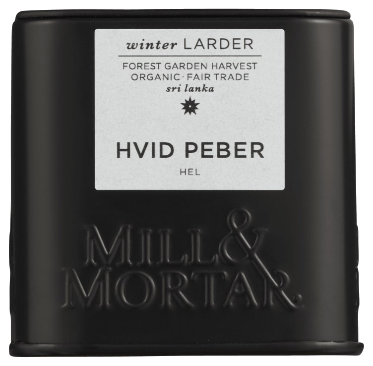 Pepper Hvit hel 50g Mill&Mortar